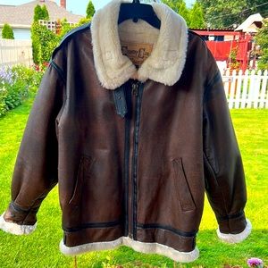 Lloyd Elliot’s Country Club Leather Bomber Jacket